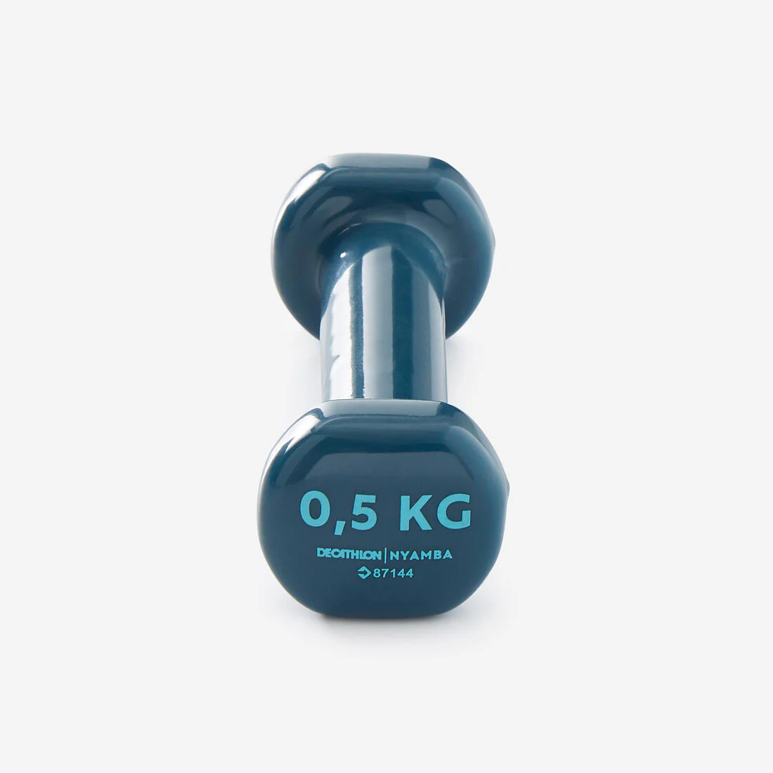 0.5 kg Fitness Dumbbells Twin-Pack, Partially Recycled Cast Iron - Navy Blue - Image 3