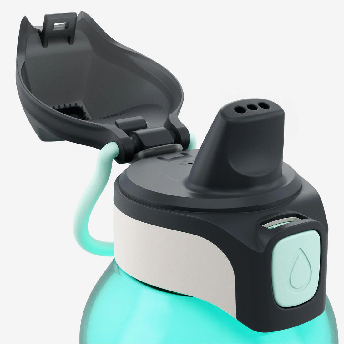 0.5 L Ecozen® kids’ stain. steel water flask 500 with instant stopper for hiking - Image 4