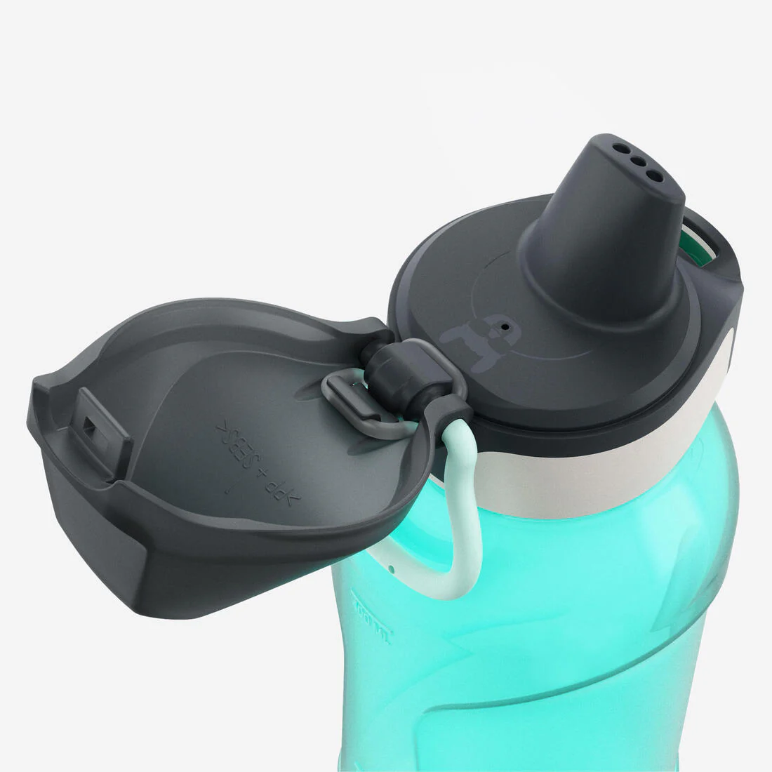 0.5 L Ecozen® kids’ stain. steel water flask 500 with instant stopper for hiking - Image 5