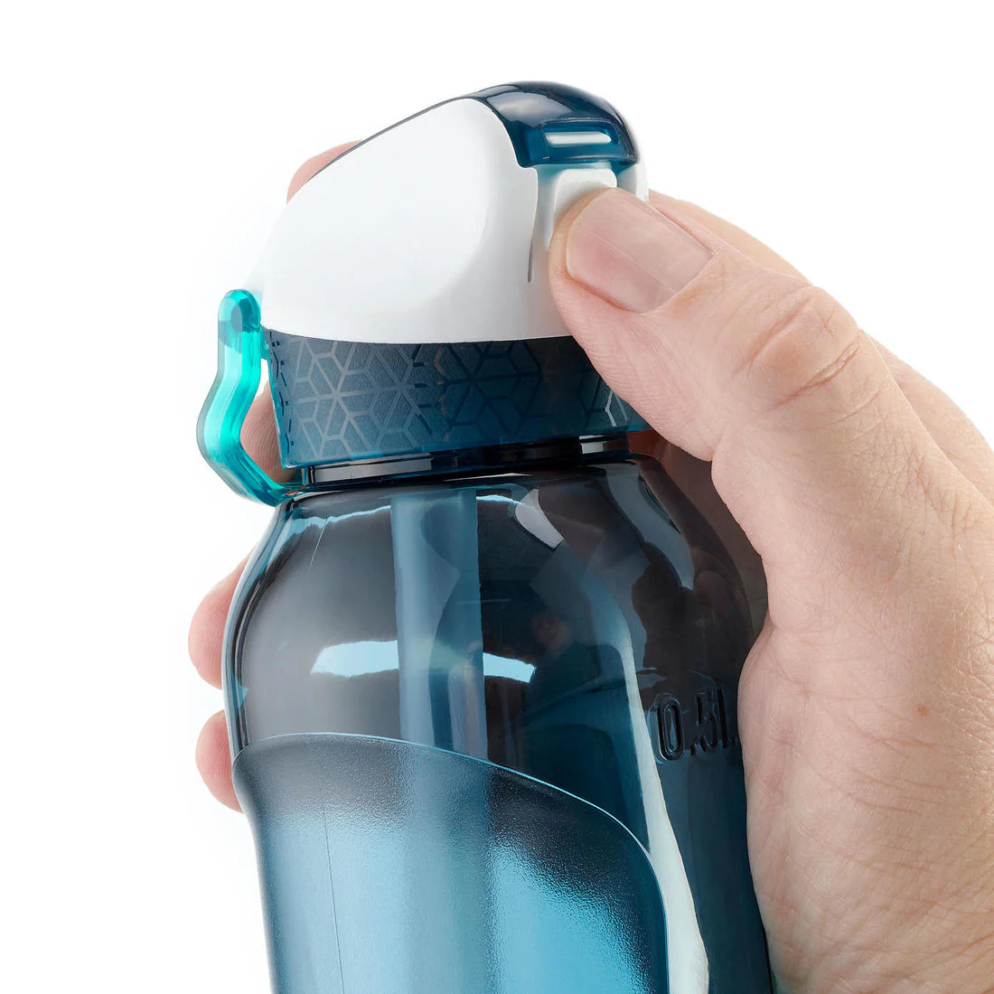 0.5 L Kids’ Ecozen® Water Flask 500 with instant cap, pipette & straw for hiking - Image 5