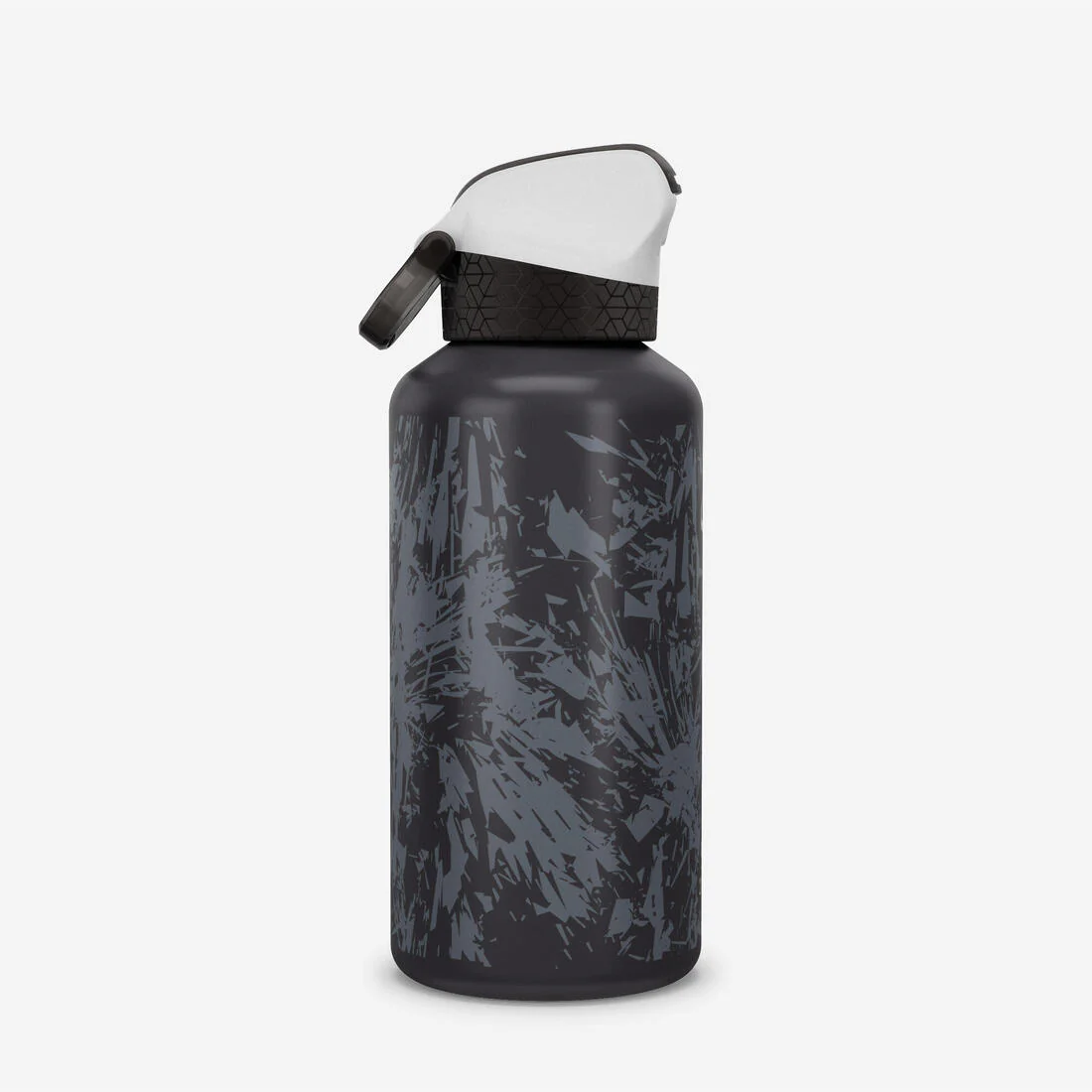 Kids’ 0.6L alu. water flask 500 with instant cap, pipette and straw, for hiking - Image 43