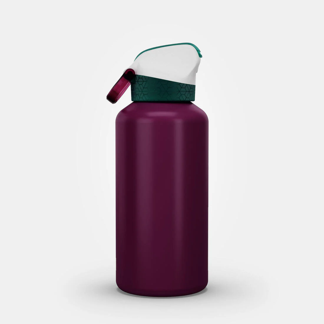 Kids’ 0.6L alu. water flask 500 with instant cap, pipette and straw, for hiking - Image 66