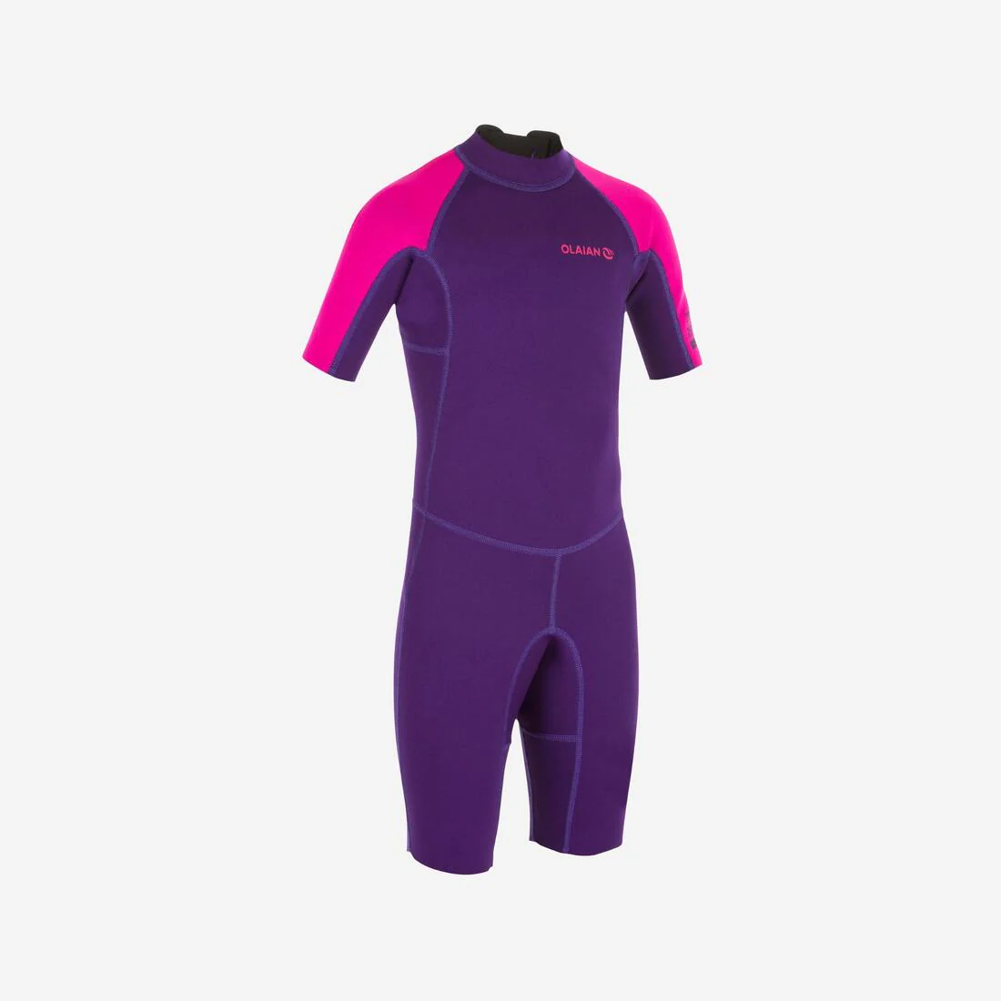 100 kid’s 1.5 mm neoprene blue Shorty Surfing wetsuit - Image 3
