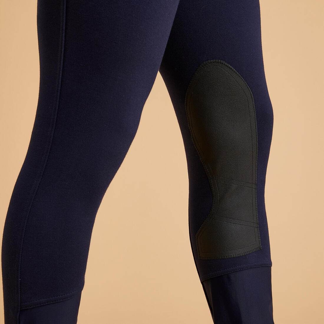 140 Horse Riding Grippy Patch Jodhpurs - Navy - Image 5