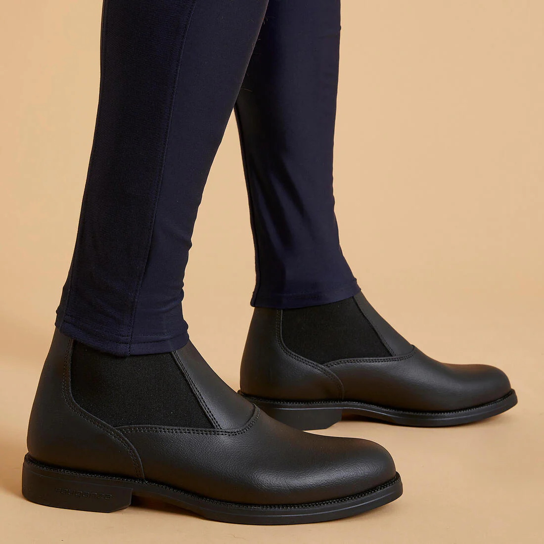 140 Horse Riding Grippy Patch Jodhpurs - Navy - Image 6