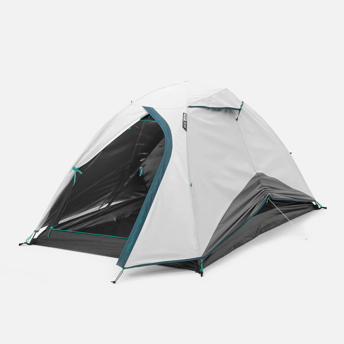 2-person camping tent, MH100 - Fresh & Black - Image 6