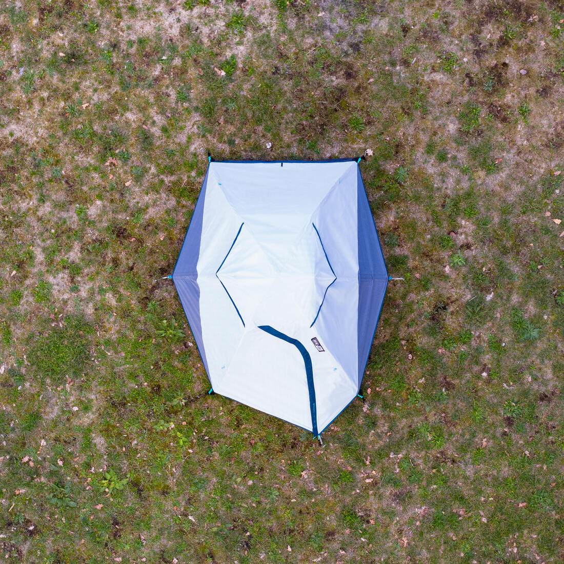 2-person camping tent, MH100 - Fresh & Black - Image 8