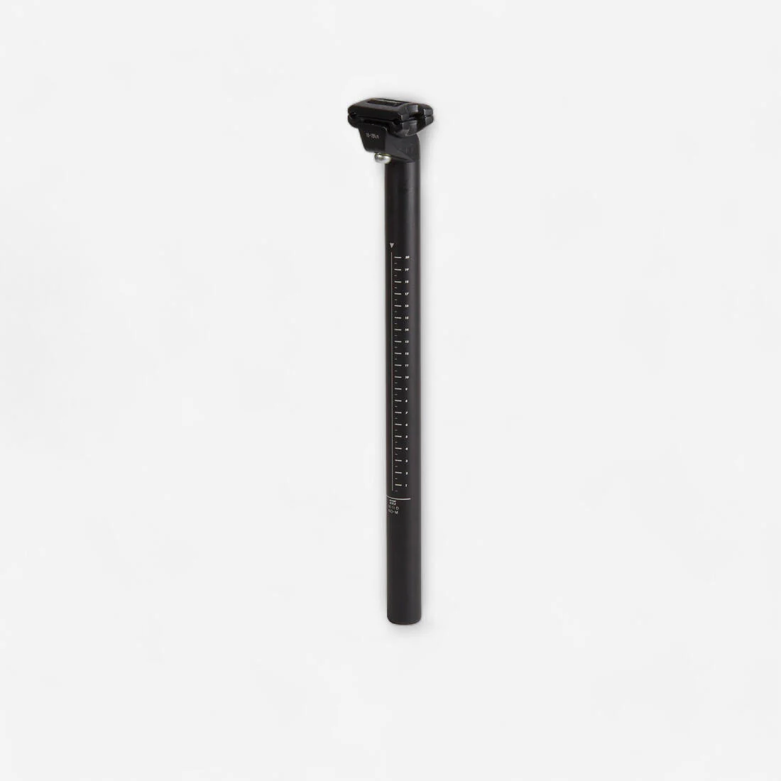31.6 mm 350 mm / 400 mm Aluminium Seat Post with Clamp - Black