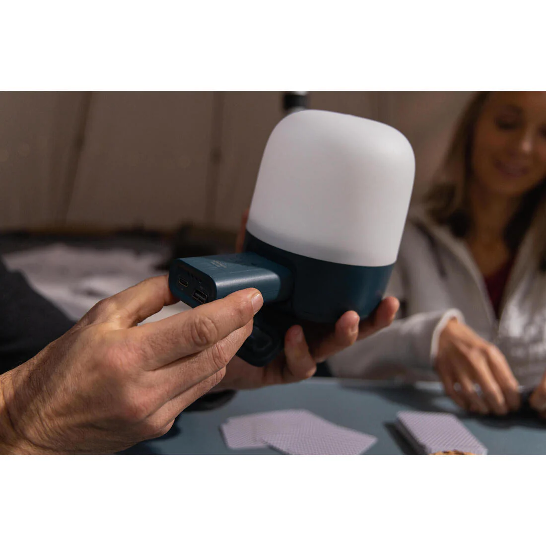 400lm rechargeable camping lamp and external battery BL400 - Image 3