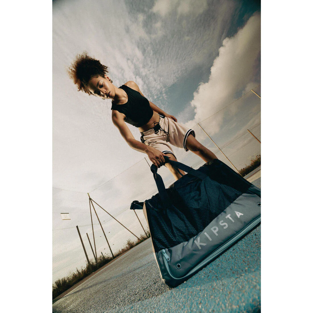 45L Hardcase Sports Bag - Blue - Image 13