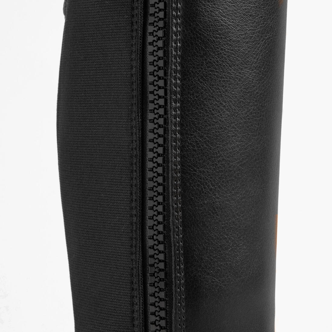 500 Adult Synthetic Horse Riding Jodhpur Boots - Black - Image 6
