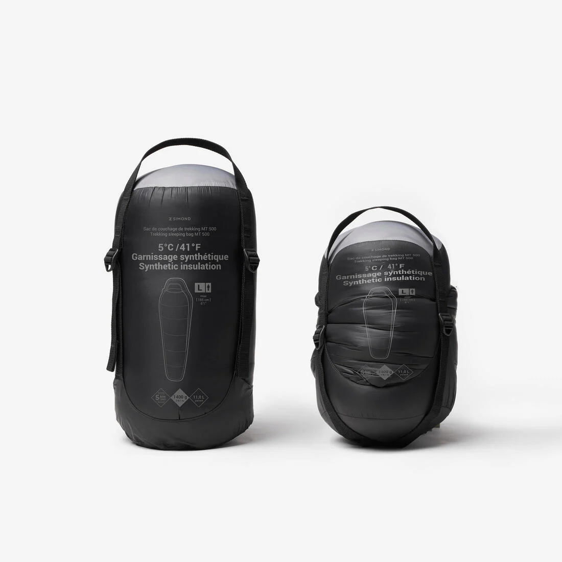 5°C trekking sleeping bag MT500 - Image 2