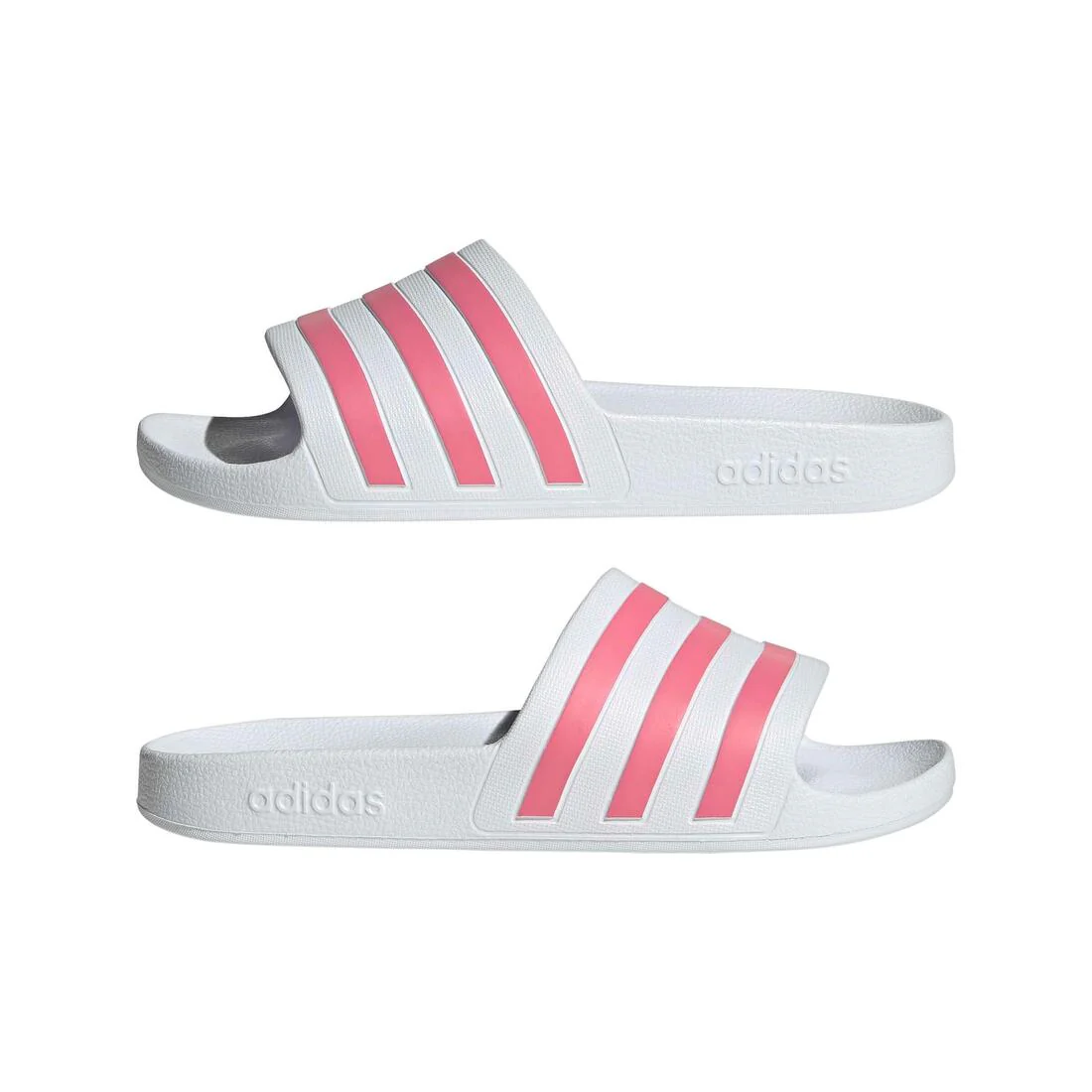 Adilette Aqua Slides, White - Image 8