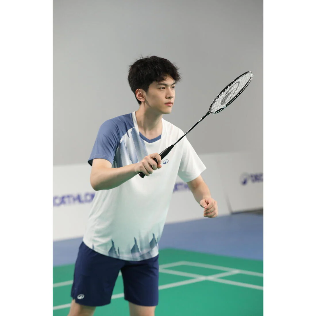 ADULT BADMINTON RACKET BR SENSATION 500 BLACK - Image 13