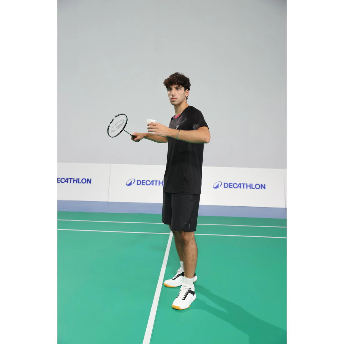ADULT BADMINTON RACKET BR SENSATION 500 BLACK - Image 6