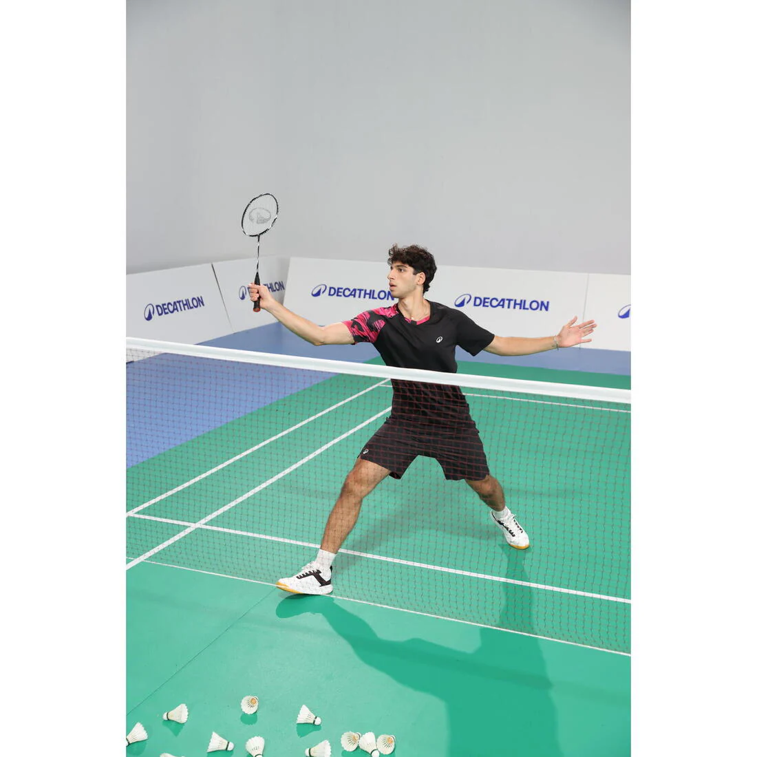 ADULT BADMINTON RACKET BR SENSATION 500 BLACK - Image 8