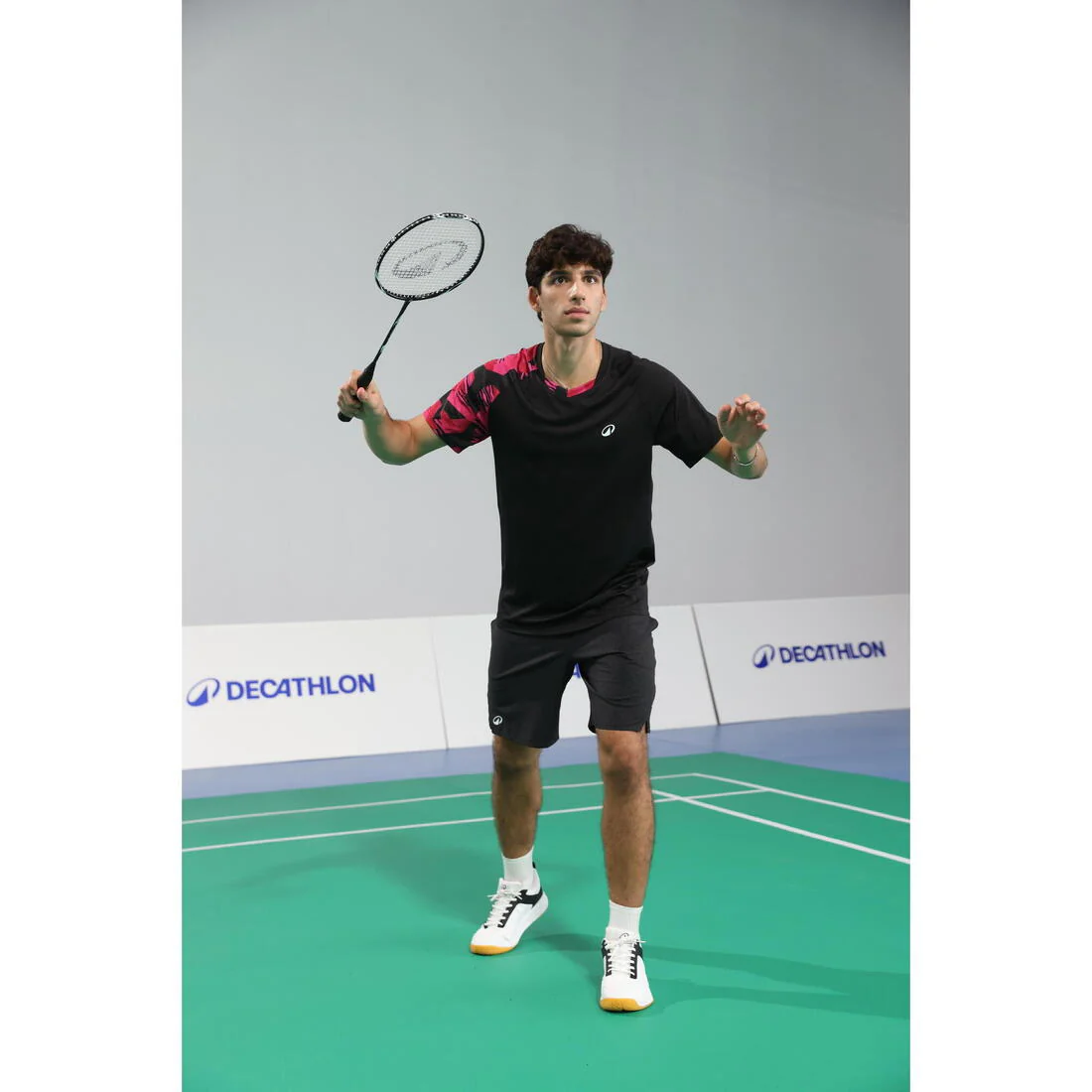 ADULT BADMINTON RACKET BR SENSATION 500 BLACK - Image 9