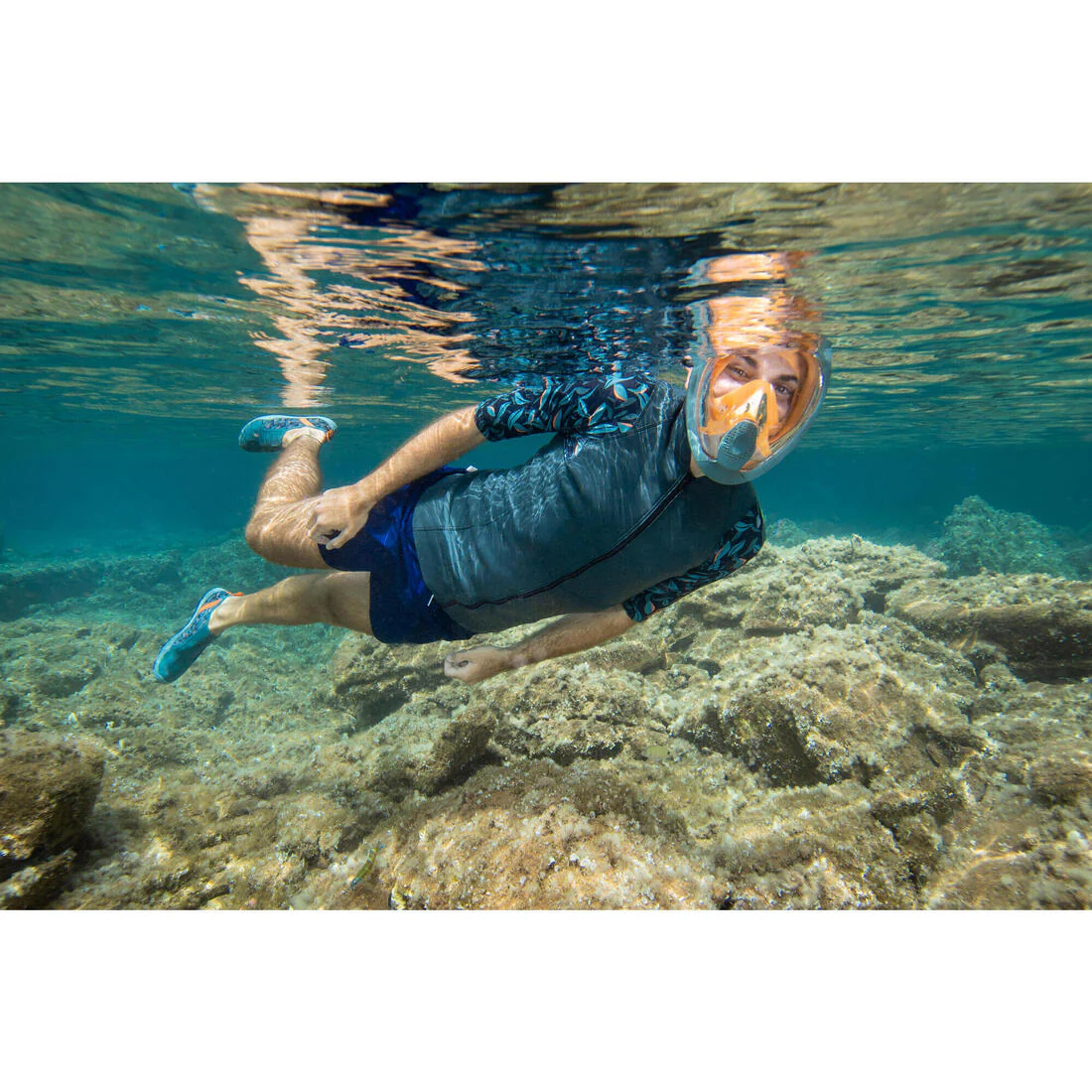 Adult Elasticated Water Shoes, Aquashoes 120 Lagoon - Image 58