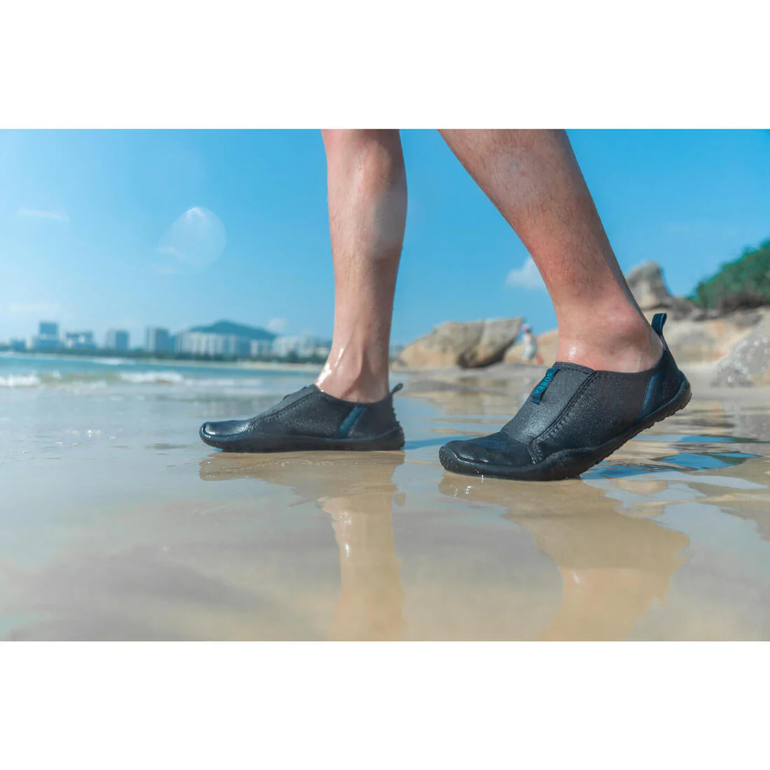 Adult Elasticated Water Shoes, Aquashoes 120 Lagoon - Image 65