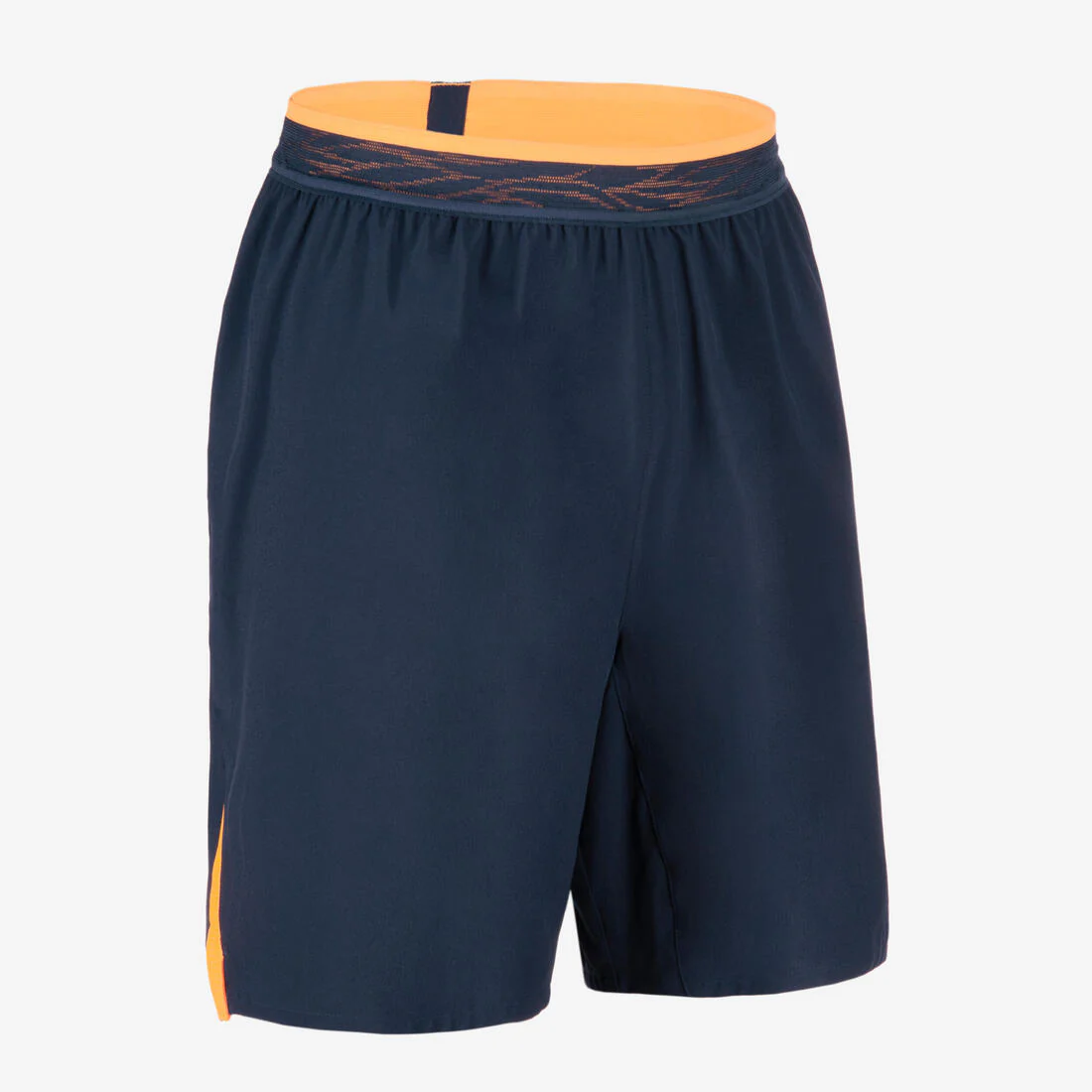 Adult Football Shorts CLR - Navy/Orange - Image 6