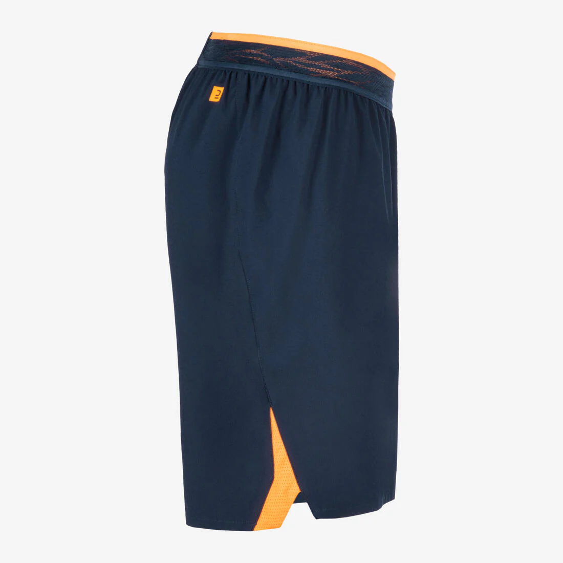 Adult Football Shorts CLR - Navy/Orange - Image 8