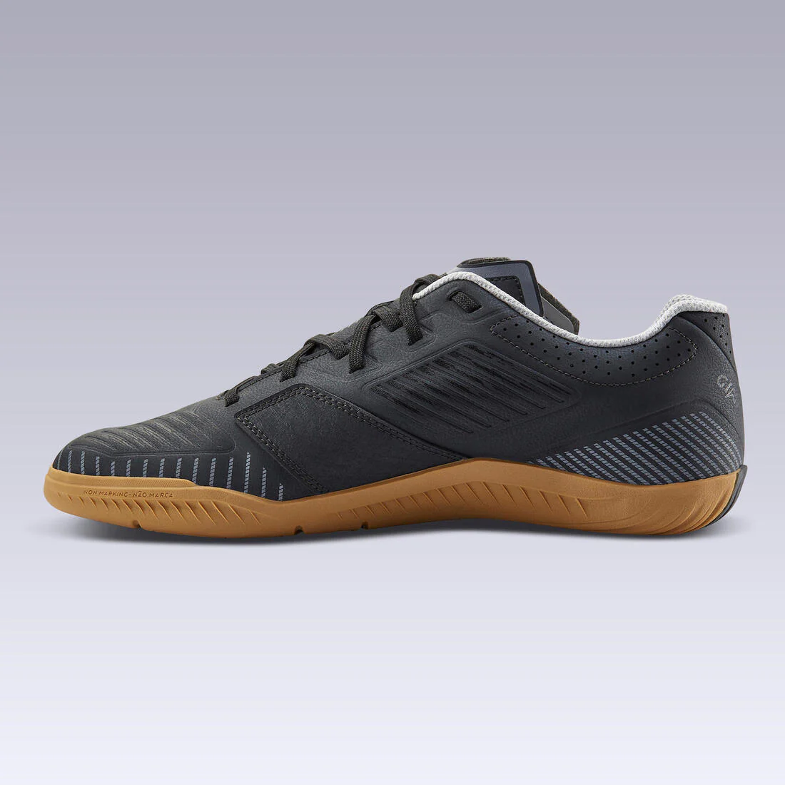 Adult Futsal Shoes Ginka 500 - Black - Image 3