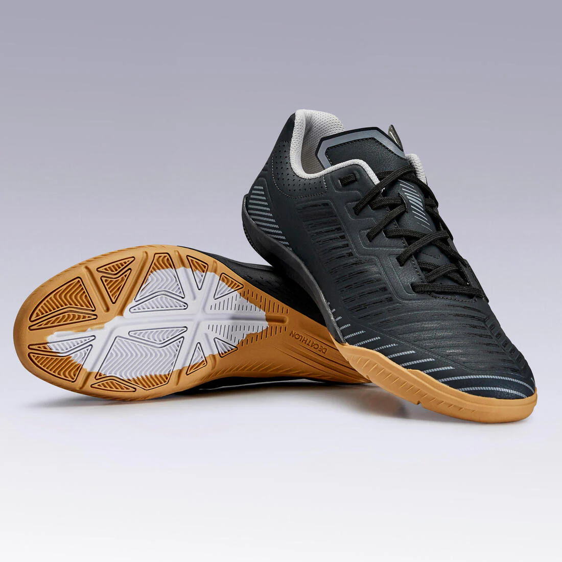Adult Futsal Shoes Ginka 500 - Black - Image 7