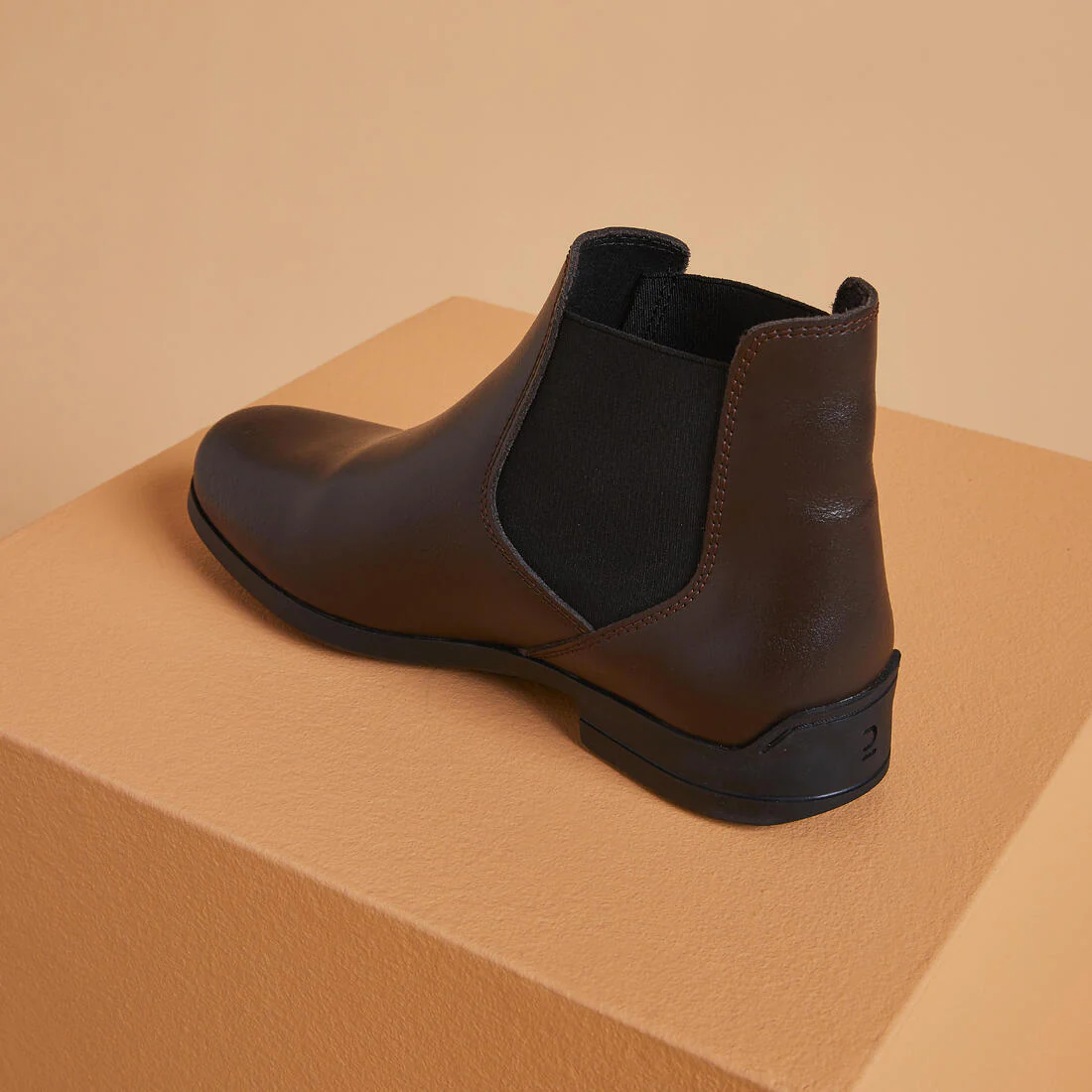 Adult Leather Horse Riding Jodhpur Boots 500 - Image 10