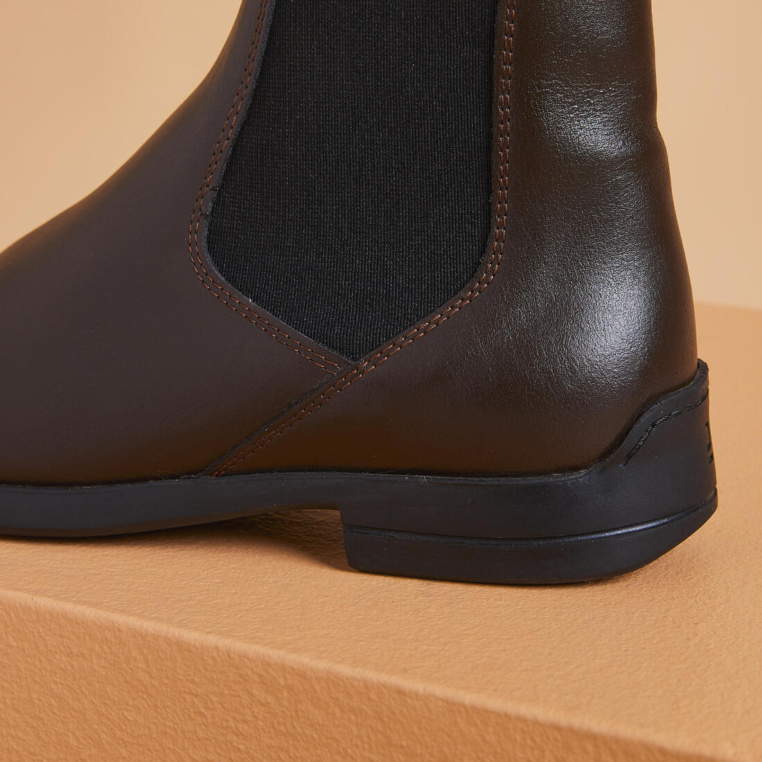 Adult Leather Horse Riding Jodhpur Boots 500 - Image 5