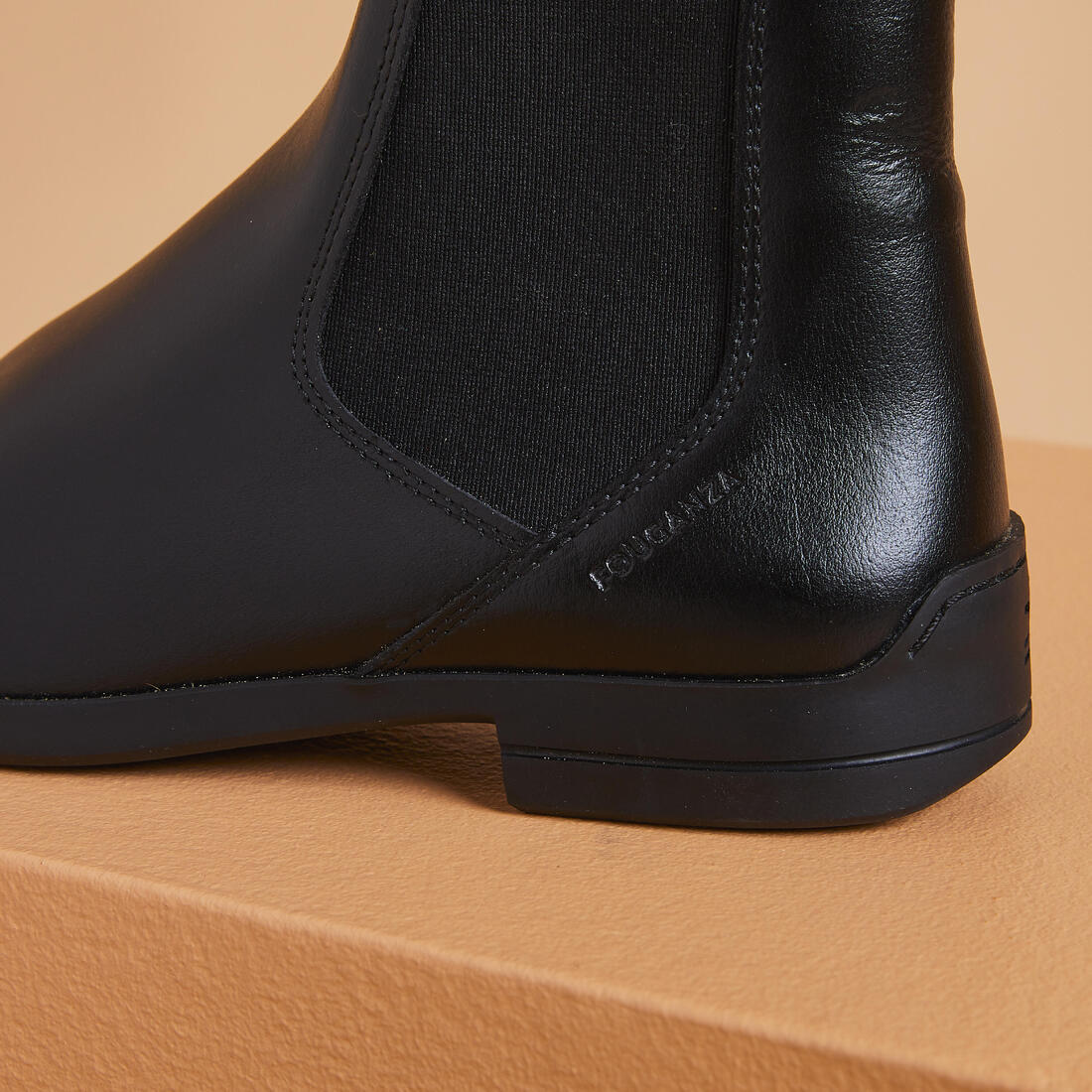 Adult Leather Horse Riding Jodhpur Boots 500 - Image 8