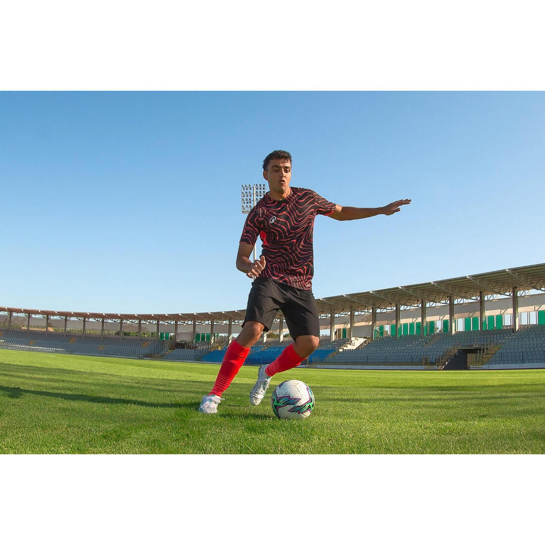 Adult Short-Sleeved Football Shirt Viralto Topo - Neon Pink & - Image 22
