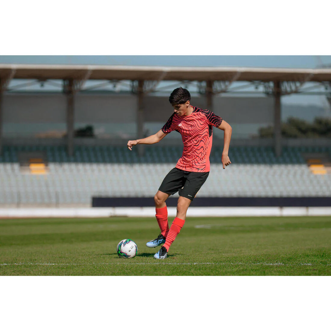 Adult Short-Sleeved Football Shirt Viralto Topo - Neon Pink & - Image 23