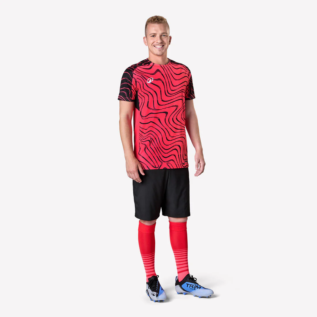 Adult Short-Sleeved Football Shirt Viralto Topo - Neon Pink & - Image 4