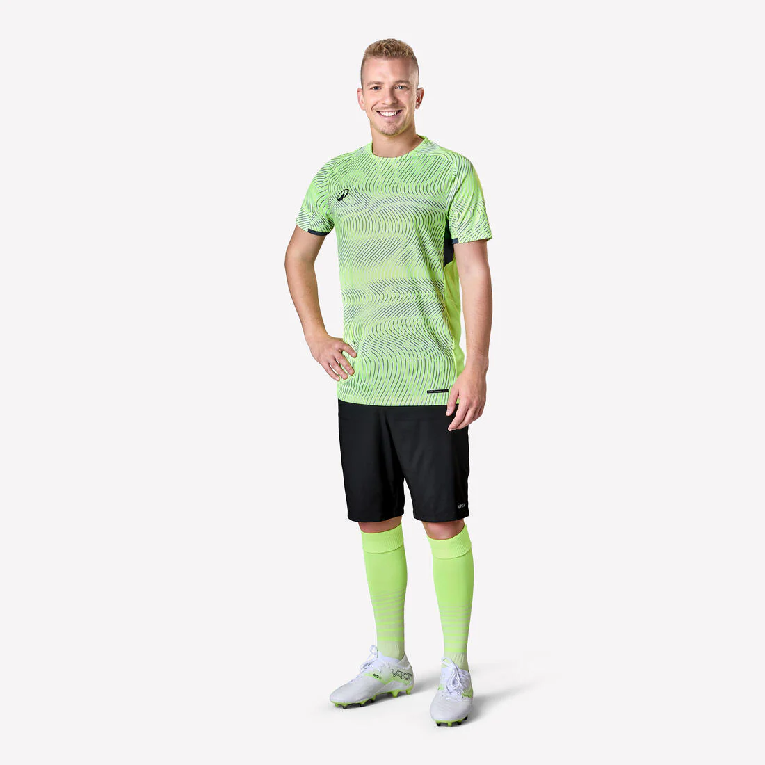 Adult Short-Sleeved Football Shirt Viralto Topo - Neon Pink & - Image 5