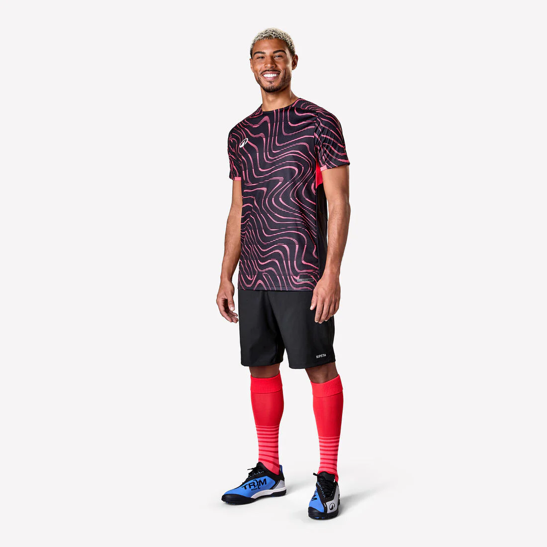 Adult Short-Sleeved Football Shirt Viralto Topo - Neon Pink & - Image 6