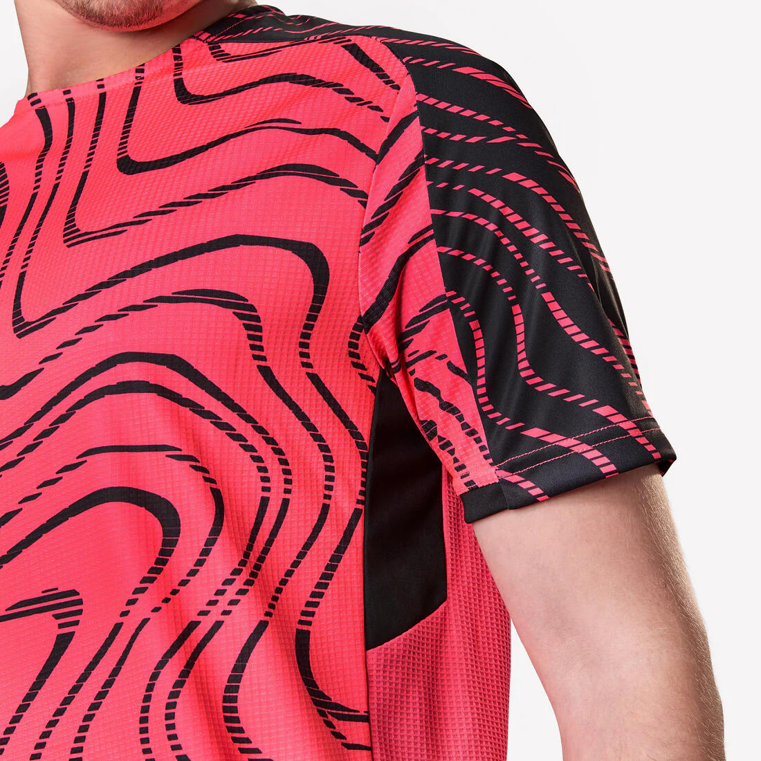 Adult Short-Sleeved Football Shirt Viralto Topo - Neon Pink & - Image 7