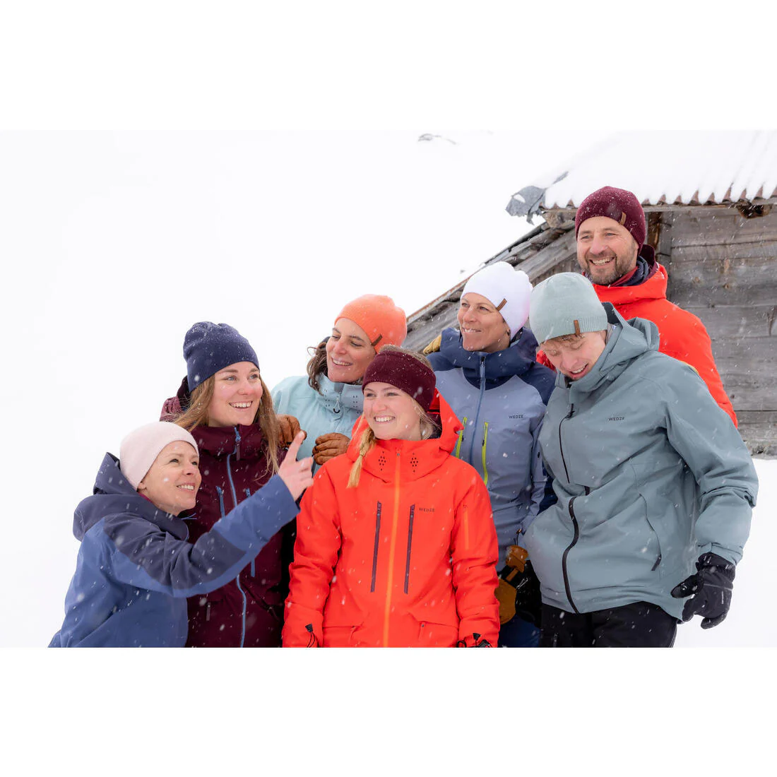ADULT SKI HAT - SIMPLE - BURGUNDY - Image 38