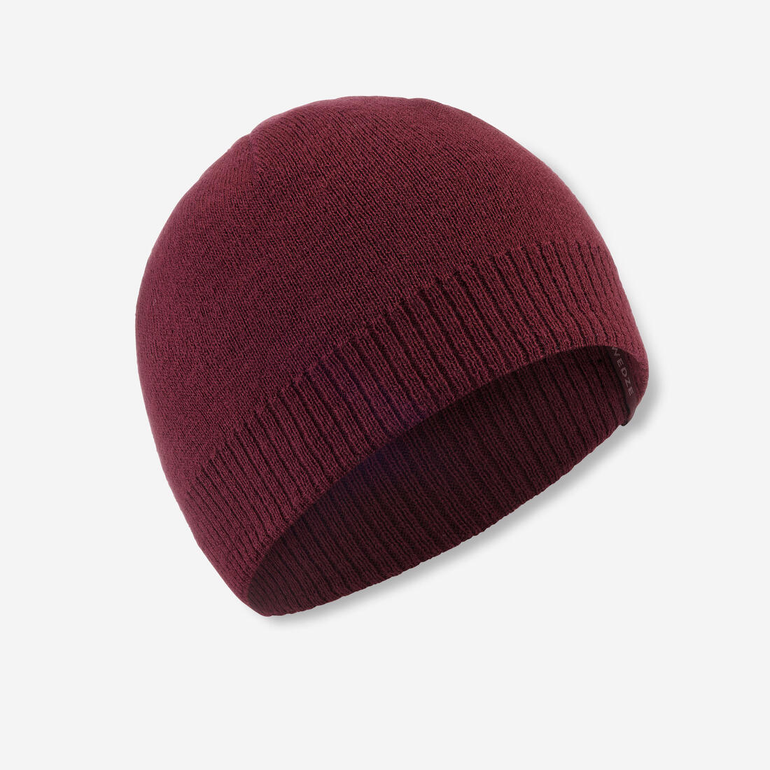 ADULT SKI HAT - SIMPLE - BURGUNDY - Image 5