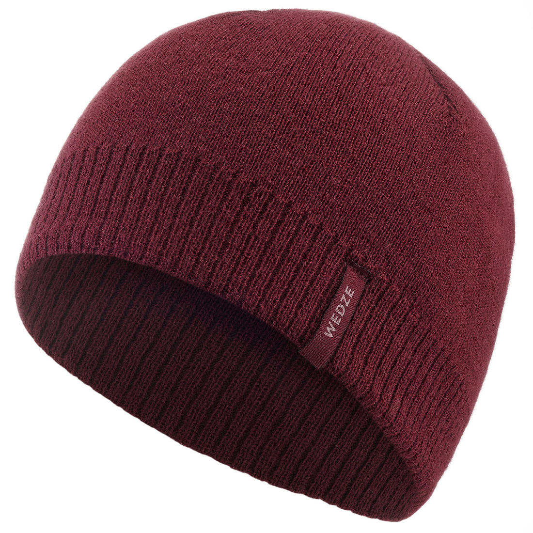 ADULT SKI HAT - SIMPLE - BURGUNDY - Image 7