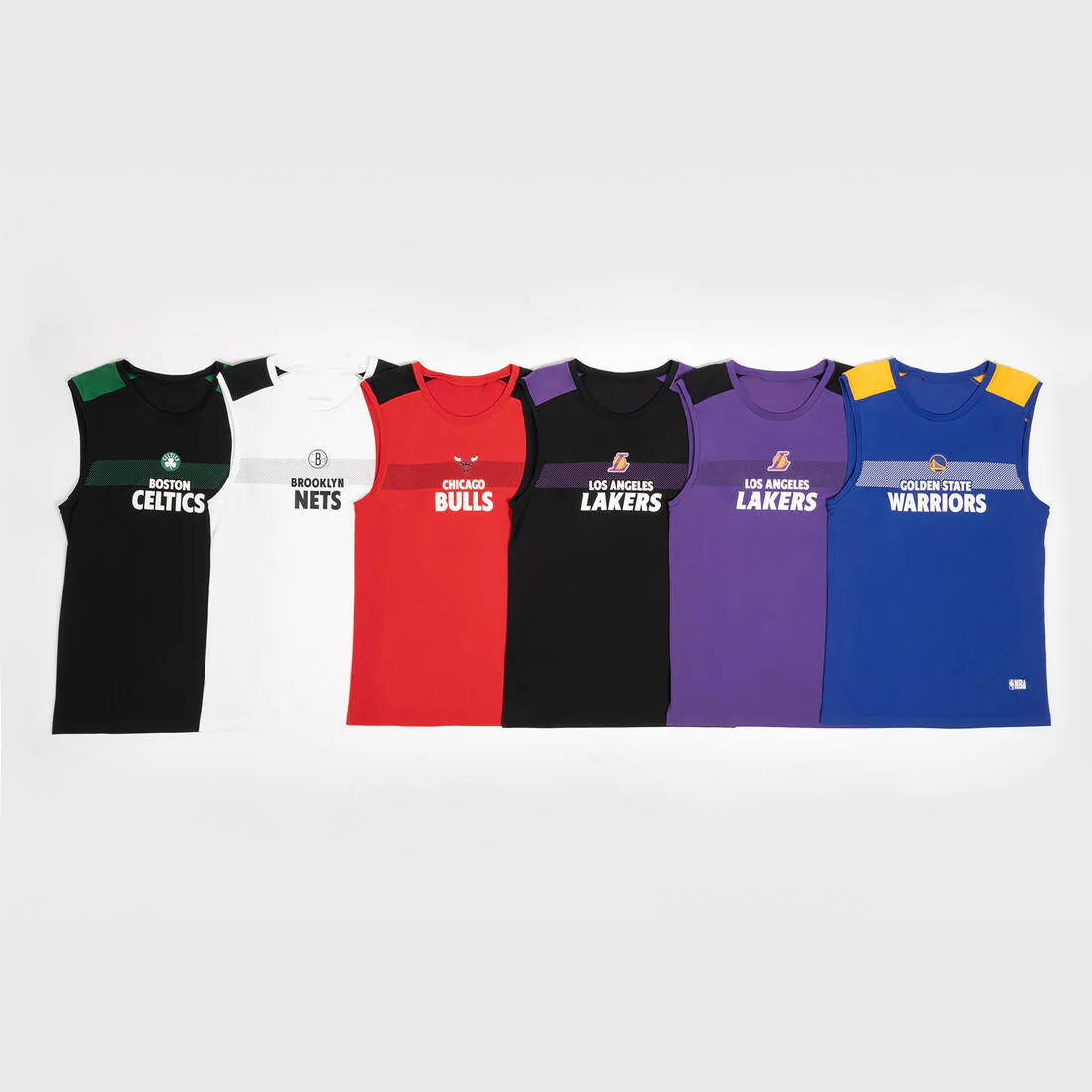 Adult Sleeveless Basketball Base Layer Jersey UT500 NBA Los Angeles Lakers - Image 10