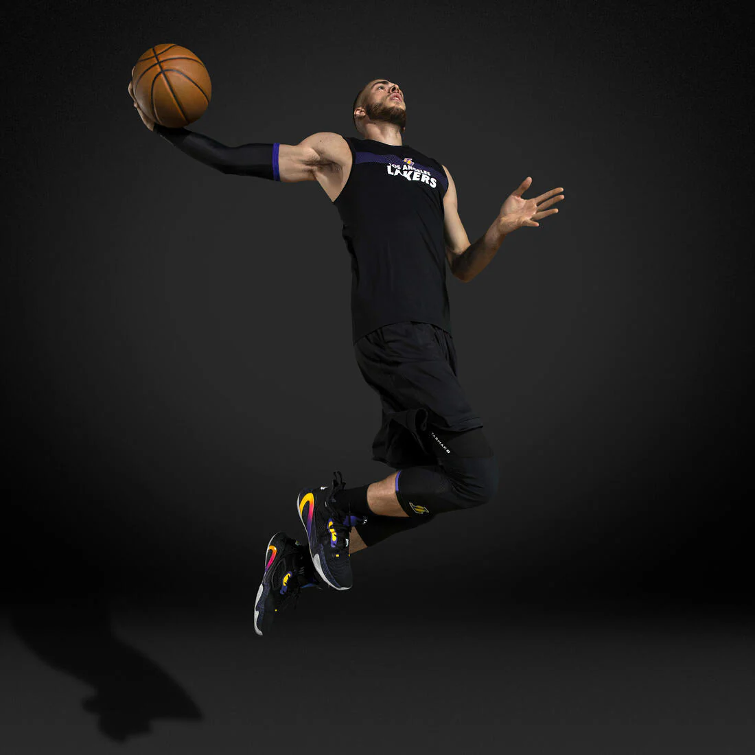 Adult Sleeveless Basketball Base Layer Jersey UT500 NBA Los Angeles Lakers - Image 11