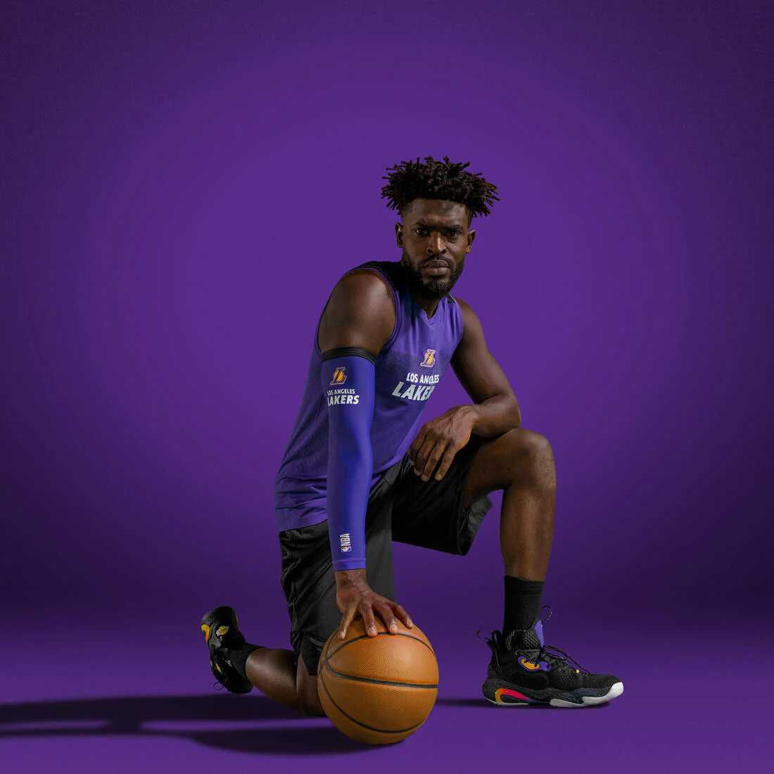 Adult Sleeveless Basketball Base Layer Jersey UT500 NBA Los Angeles Lakers - Image 17