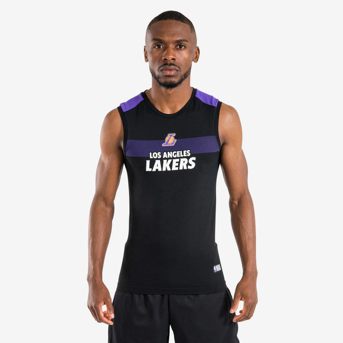 Adult Sleeveless Basketball Base Layer Jersey UT500 NBA Los Angeles Lakers - Image 2