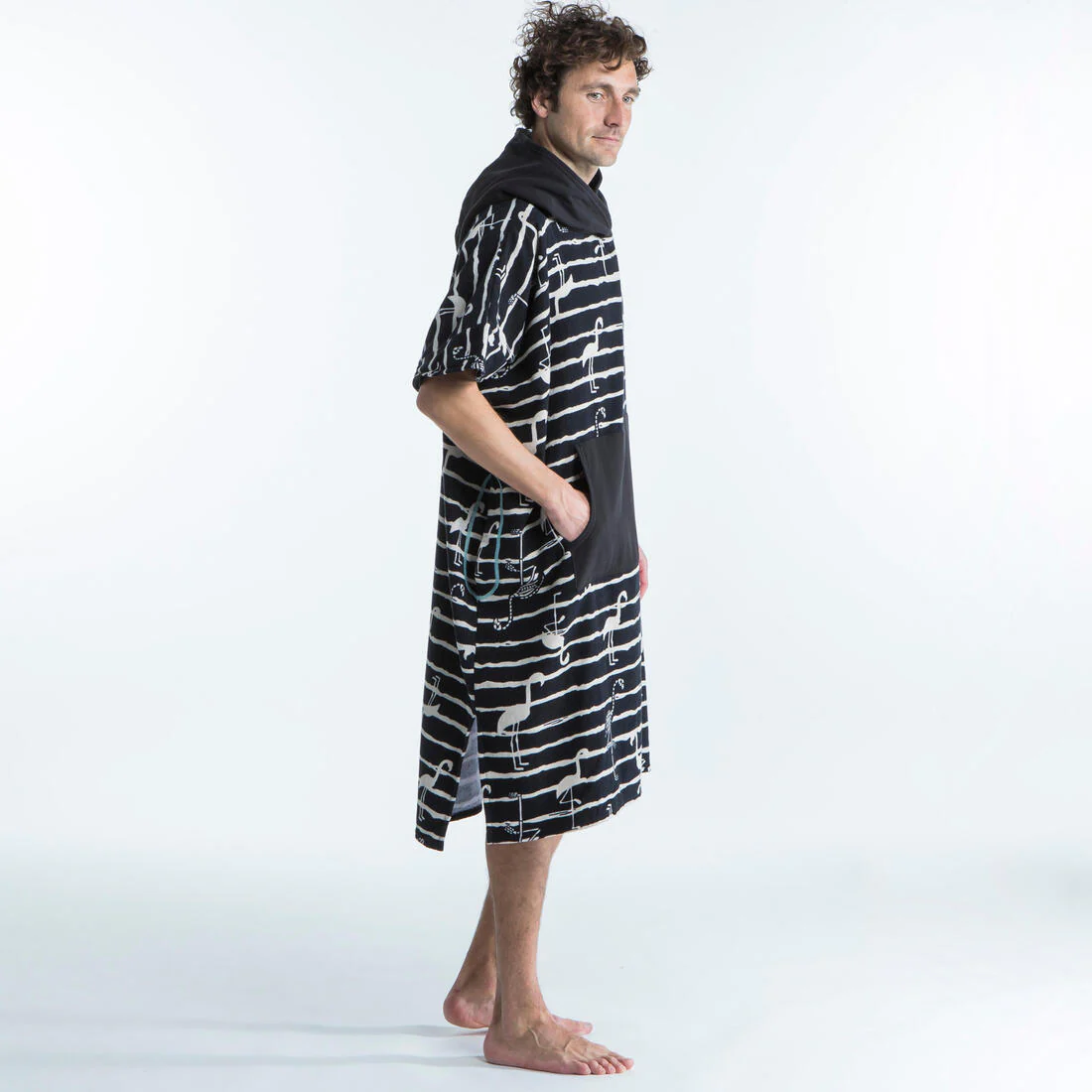 ADULT SURF PONCHO 500 Print - Cala - Image 3