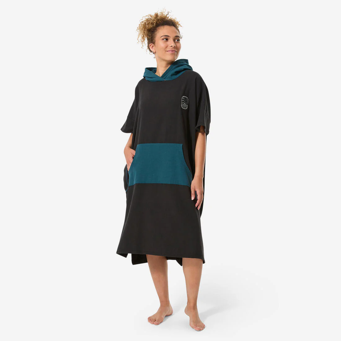 Adult Surf Poncho - 500 Sand - Image 2