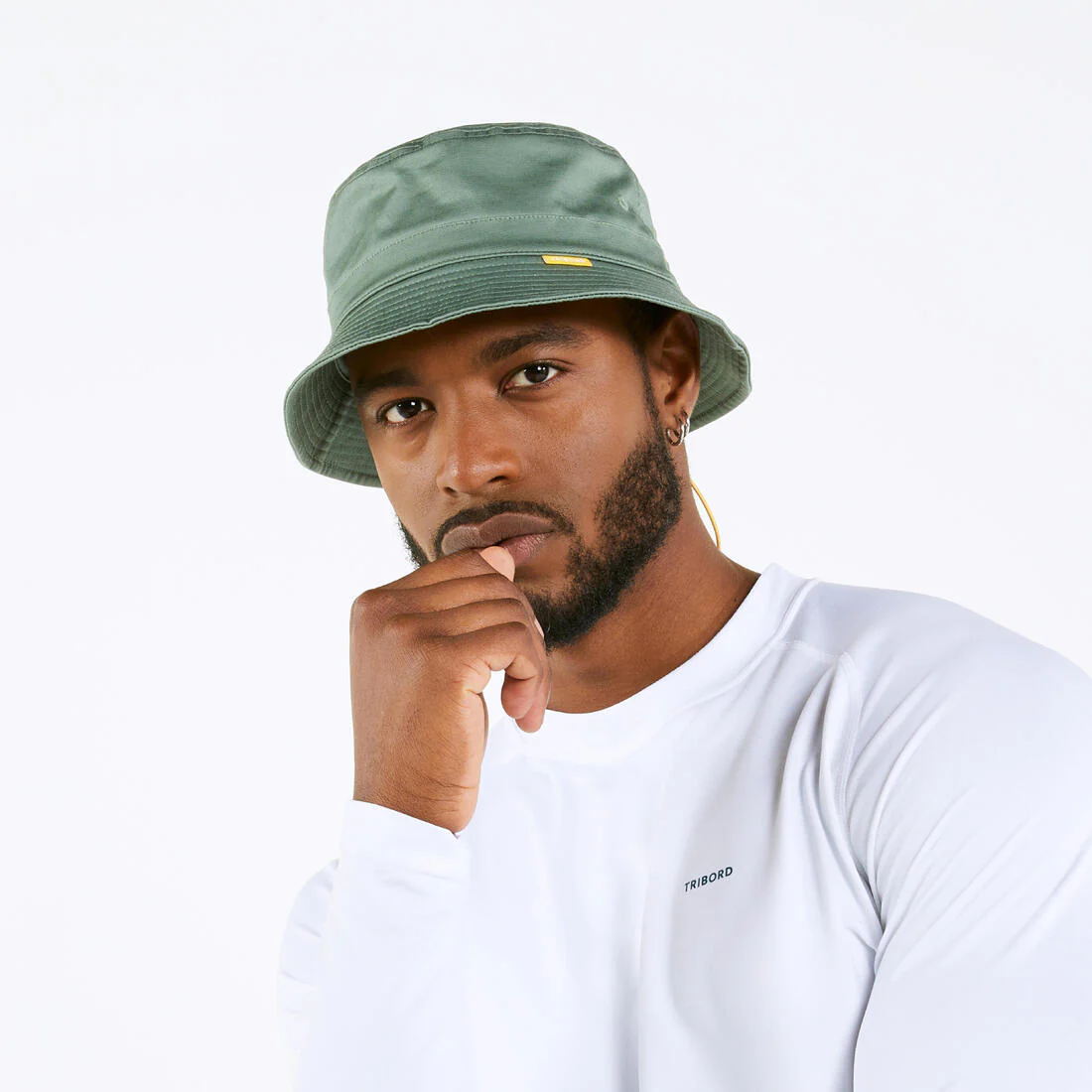 Adults’ Sailing boat hat 100 Lavender cotton