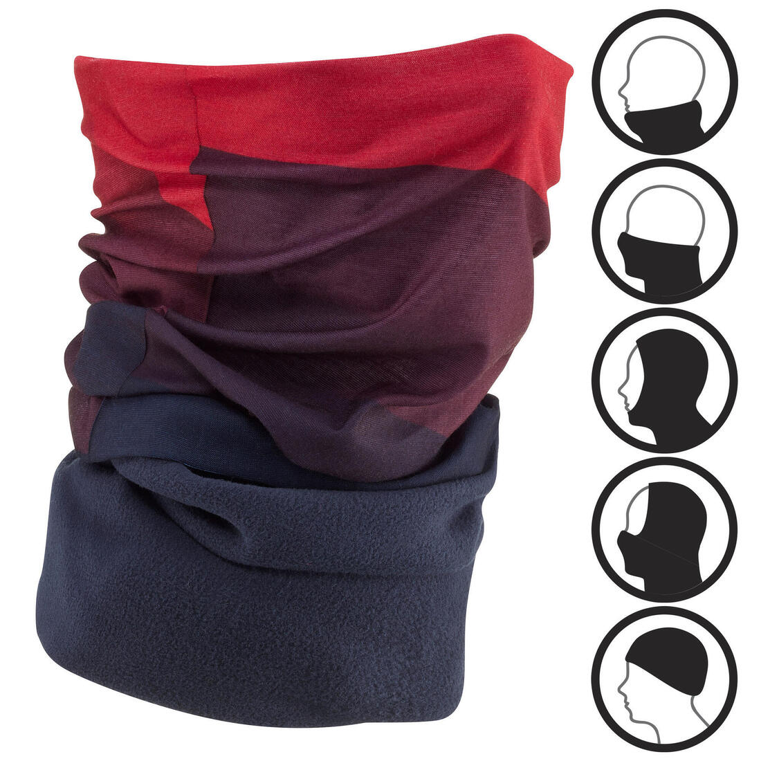 Adults' Skiing Neck Warmer HUG 500 - Image 12