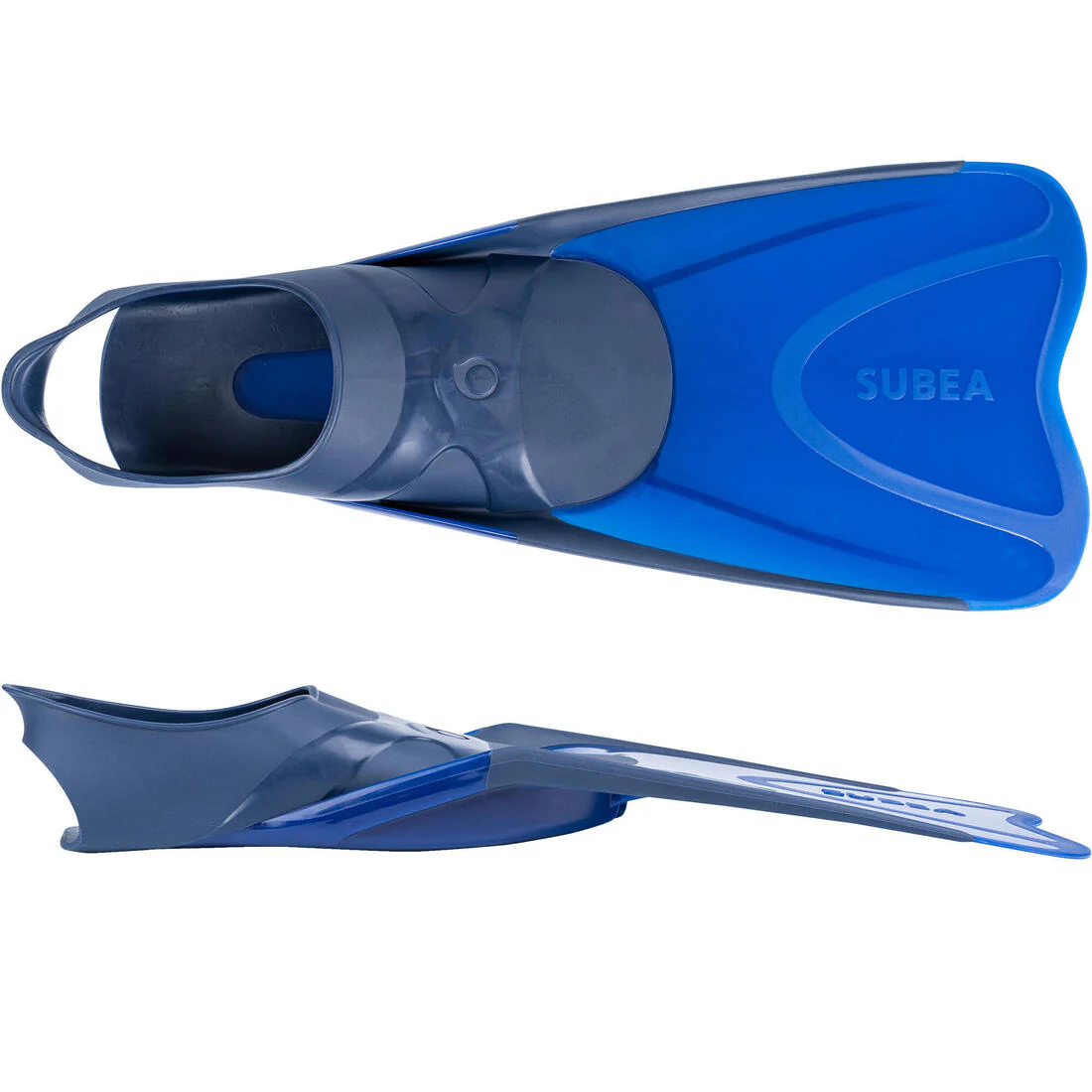 Adults' snorkelling kit Easybreath 500 mask fins - blue - Image 10
