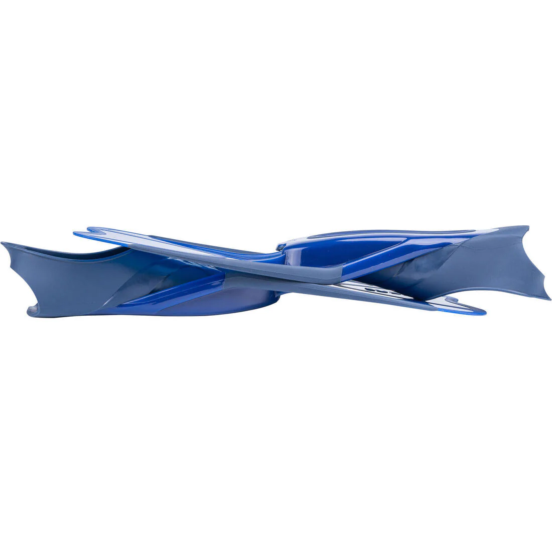 Adults' snorkelling kit Easybreath 500 mask fins - blue - Image 14