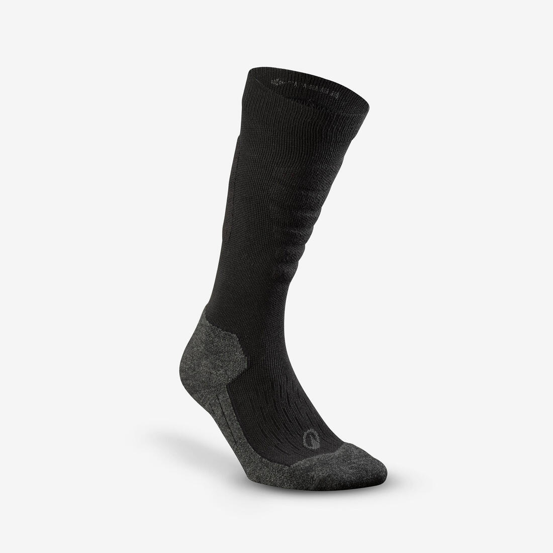 Adults’ warm and comfortable  thermal ski socks, 500 - Black